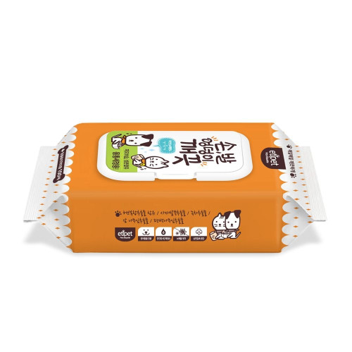 에티펫 손발엉덩이 깨끗 티슈 100매