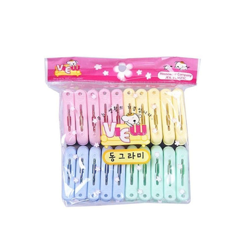 동그라미 빨래집게 속옷 양말 빨랫줄 걸이 집게 20p