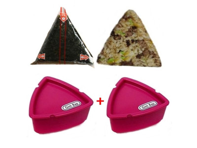 뉴 삼각김밥틀 2개 김밥케이스 김밥모양틀 주먹밥틀