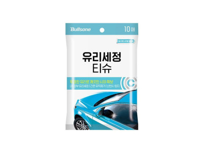 불스원 유리 세정 티슈 10매입