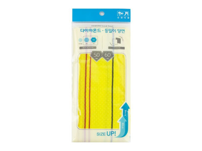 송월 다이아몬드 양면 등밀이 때 타월 1매