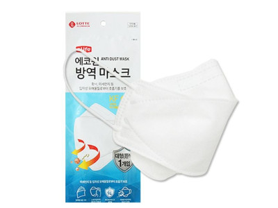 롯데이라이프 에코원 방역마스크 KF94 대형