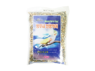 스몰펫 앵무새 전용사료 700g X2 영양 모이 펠렛사료