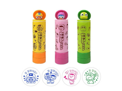뽀로로 액션 토이스탬프 칭찬도장 만년스템프