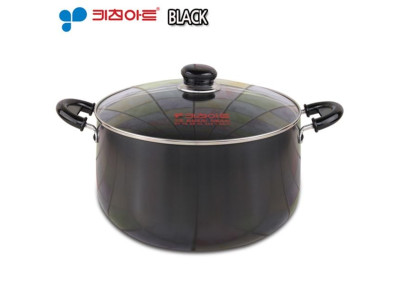 키친아트 쥬노블랙 경질냄비 28cm 곰솥
