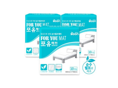 수려니 위생깔개매트 200매 10매X20팩 환자 병원 노인