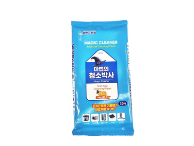 마법의청소박사 물티슈 30매 주방기름때세정제거물티