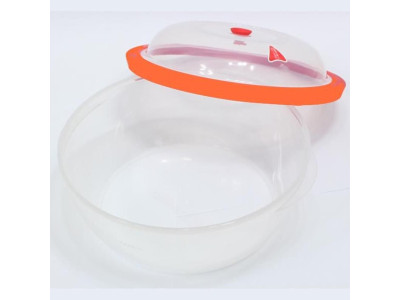 원형 전자레인지용기 1700ml 간단요리 냉장보관용기