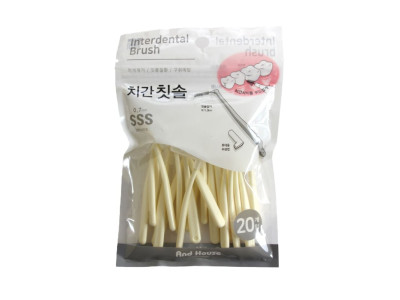 덴탈 프리미엄 치간칫솔 L형 20p (SSS) 0.7mm