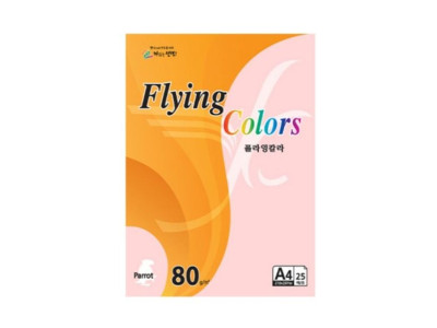 플라잉칼라 A4 P14 분홍 80g 25매 삼원