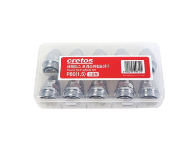크레토스 국산 프라즈마 팁 전극세트 P-80(1.5mm)