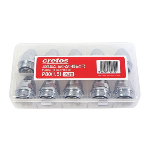 크레토스 국산 프라즈마 팁 전극세트 P-80(1.5mm)
