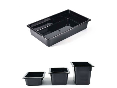 높이 6cm FULL SIZE 블랙 PC 밧드 바트 뚜껑별도