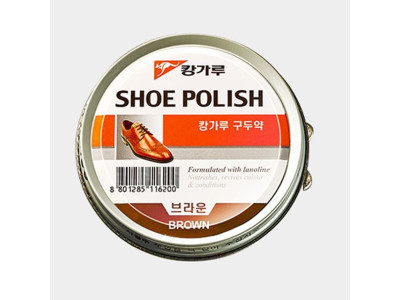 캉가루고체구두약100g_브라운