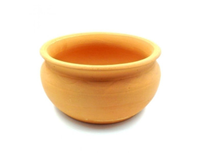 황토빛 단지-소 15x8cm 토분화분