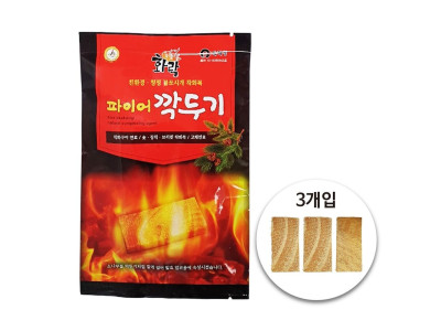 파이어깍두기 3개입 (50봉) 국산 착화제