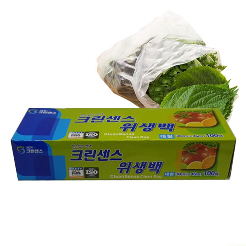 크린센스 뽑아쓰는 비닐백 비닐봉지 위생백 대형