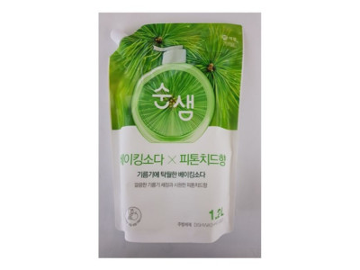 순샘 베이킹소다 피톤치드향 1.2L 리필 애경 주방세제