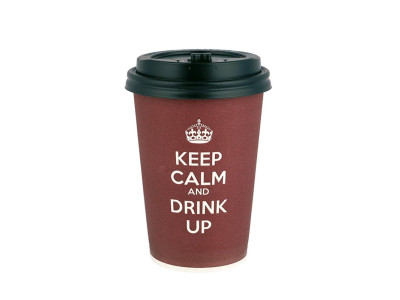 일회용 핫 컵 뚜껑 세트 13oz 380mL 10p