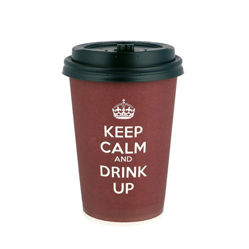 일회용 핫 컵 뚜껑 세트 13oz 380mL 10p