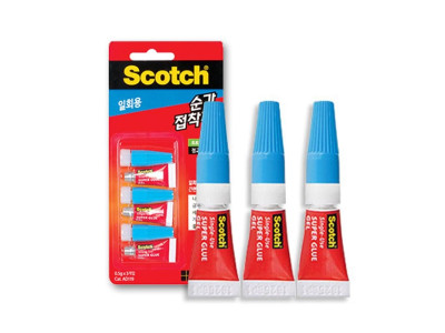 3M 스카치 순간접착제 일회용 젤형 0.5g AD119