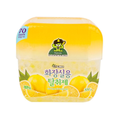 산도깨비 화장실 탈취제 레몬향 300g 변기 악취 냄새