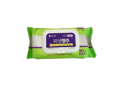 맑은하루 위생행주 캡형 90매