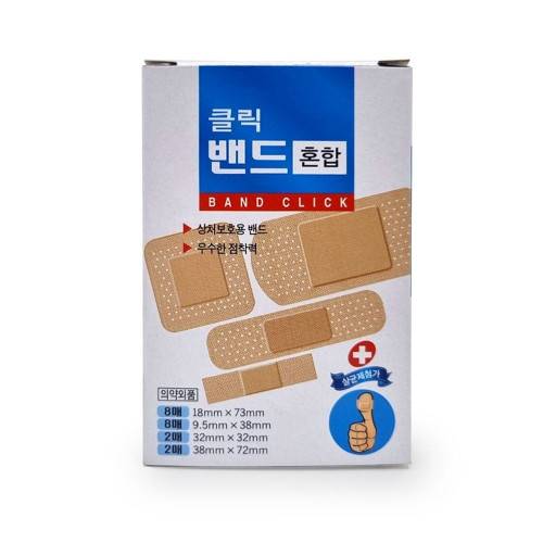 대일 제약 밴드 클릭 혼합 20 매 반창고 일회용