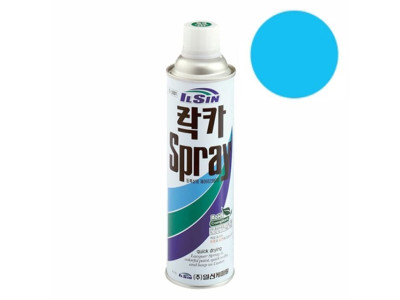 일신 락카 스프레이 연청색 420ml