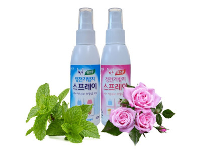 리빙굿 섬유 정전기방지 스프레이 60ml 2개 스타킹