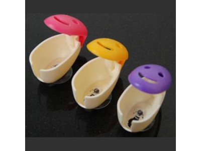 스마일 물방울 칫솔걸이 3P 욕실칫솔걸이 칫솔컵
