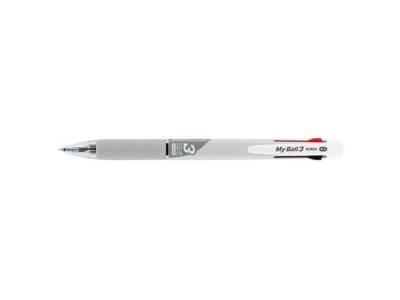 마이펜 마이볼 3색볼펜 그레이 0.5mm