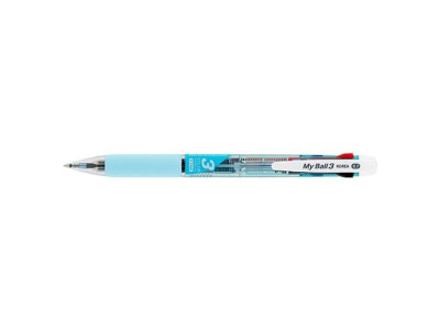 마이펜 마이볼 3색볼펜 블루 0.7mm