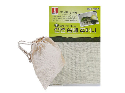 국산 천연 육수 조리용 삼베 주머니 중형