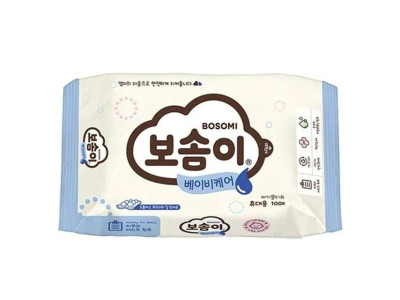 깨끗한나라 보솜이 아기물티슈 10매 리필형