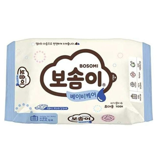 깨끗한나라 보솜이 아기물티슈 10매 리필형