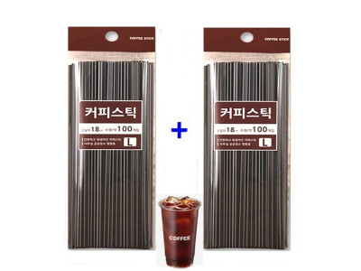 민광 아아 커피스틱 18cm 200개 테이크아웃 막대