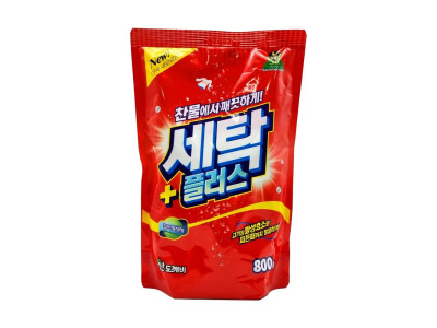산도깨비 세탁플러스 800g 리필 세탁세제 가루 분말형