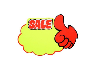 아트사인)쇼카드(엄지손_SALE)P2507 쇼카드클립 메모