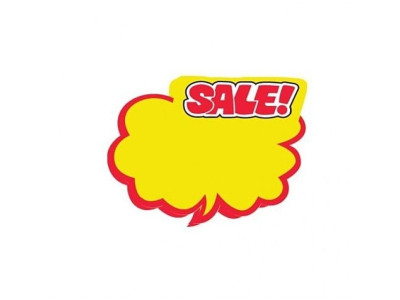 아트사인)구름형 (SALE)P2020 130x100mm6매 쇼카드