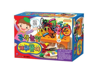공작놀이가위꽂이 문구 만들기 꾸미기재료 가위