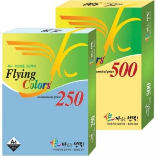 삼원)플라잉칼라A4(05.연노랑색 80g 250매)