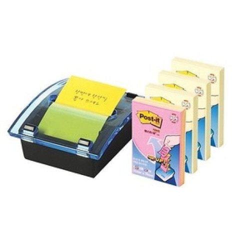 크리스탈디스펜서(DS-123) 문구 3M 포스트잇 메모