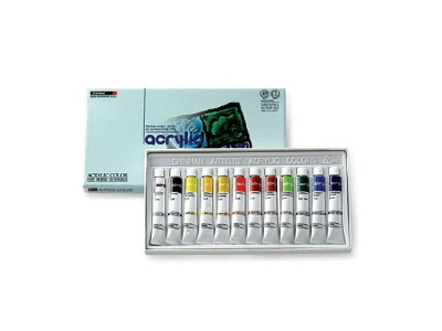 신한아크릴물감(7.5ml-12색)