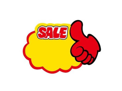 POP카드 PC9041 엄지손SALE (5개입) 광고홍보용카드