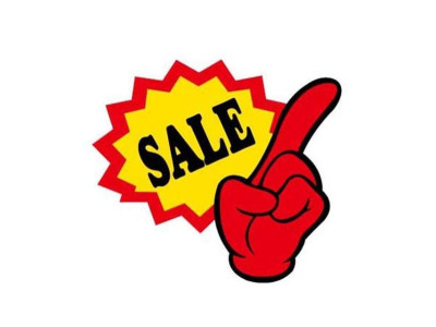 POP카드 PC9027 SALE톱니손(5개입)광고홍보용카드