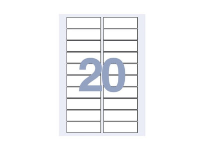 세모네모 전산 라벨지 C-3050 주소라벨 100매 20칸