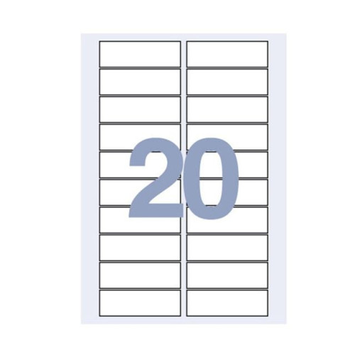 세모네모 전산 라벨지 C-3050 주소라벨 100매 20칸