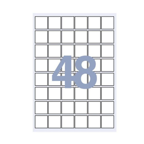 세모네모 전산 라벨지 C-3036 QR코드라벨 100매 48칸