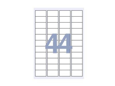 세모네모 전산 라벨지 C-3035 바코드분류 100매 44칸